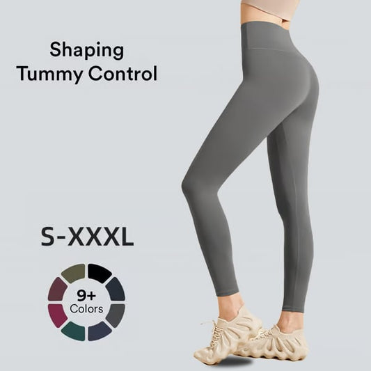 🔥Saldi natalizi 49% di sconto🎄Leggings da allenamento a vita alta con effetto contenitiv