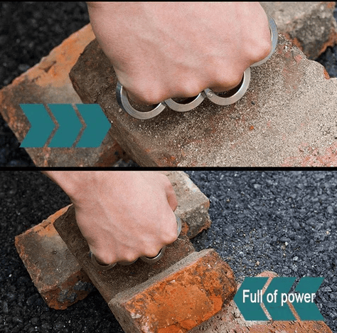 🔥Saldi natalizi 49% di sconto🎄Anello pieghevole girevole in acciaio inossidabile per esterni (4 pezzi)