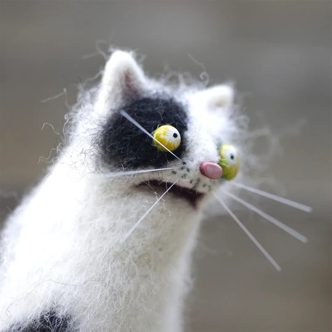 🎄✨Familiari in feltro di lana – Stravaganti compagni fatti a man