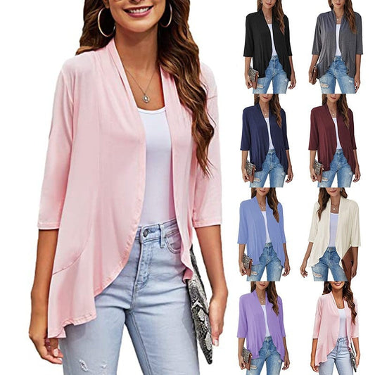 Cardigan donna casual e leggeri aperti sul davanti
