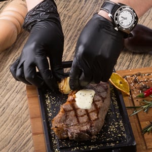 🔥Saldi natalizi 49% di sconto🎄100/50 guanti monouso in nitrile nero