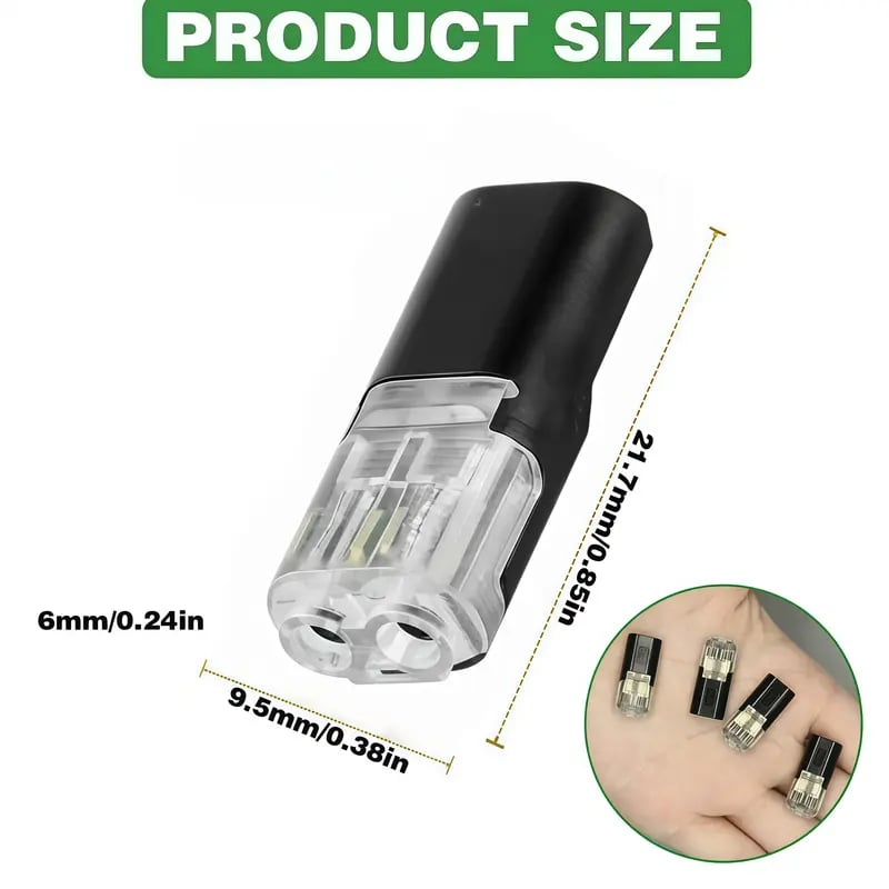 Connettore a doppio filo Connettore per striscia LED 2 Pi