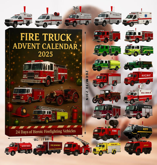 🚒🔥CALENDARIO DELL'AVVENTO CON CAMION DEI POMPIERI 2025🎁🌲