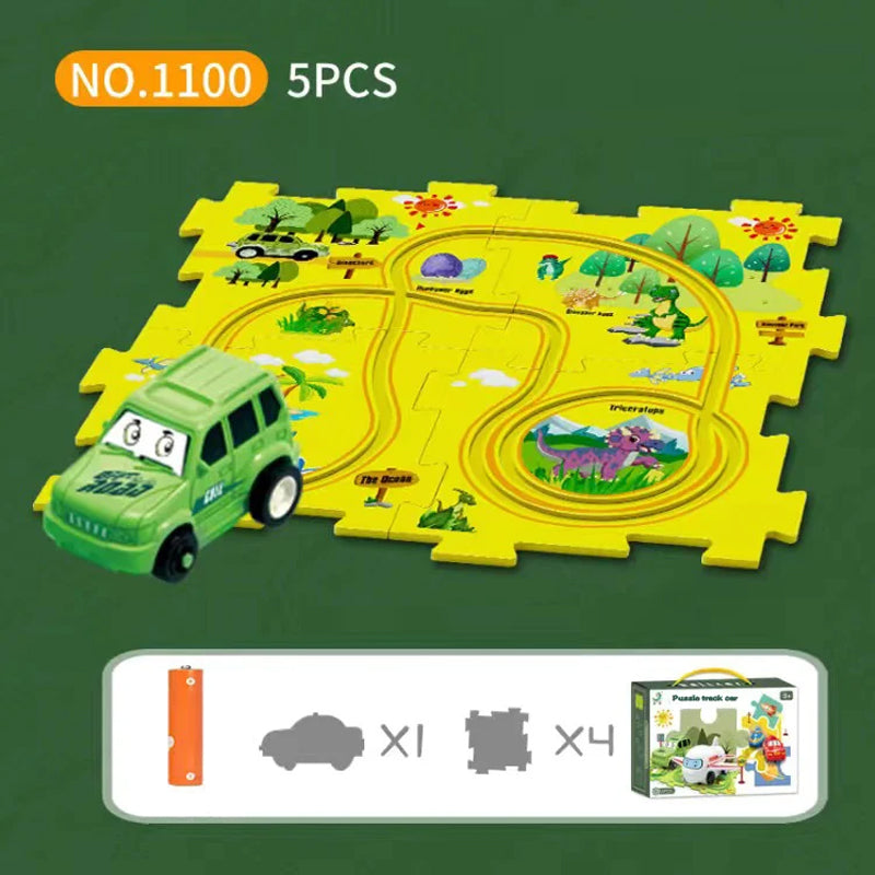 🧩Set da gioco educativo per bambini con puzzle autostrada🧩