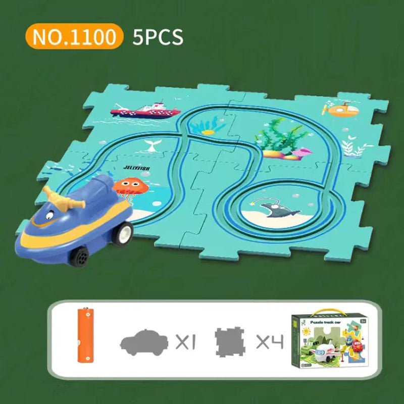 🧩Set da gioco educativo per bambini con puzzle autostrada🧩