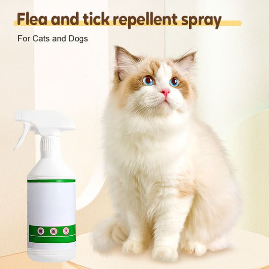 Spray antipulci e antizecche per cani e gatti