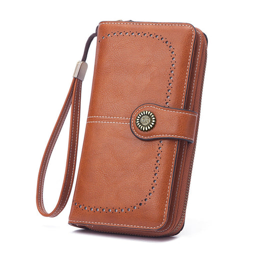 Portafoglio con cerniera da donna (50% di sconto)