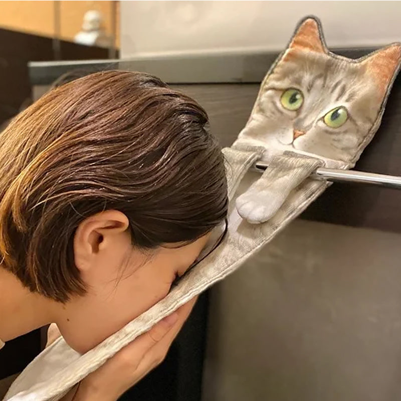 ✨😺Asciugamano con gattino🐾