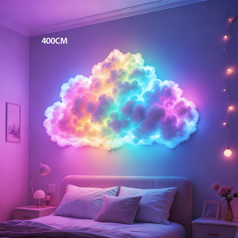 ⏳Offerta speciale a tempo limitato⏰Decorazione luminosa fai da te “Nuvola temporalesca” con LED e alimentazione USB🌈