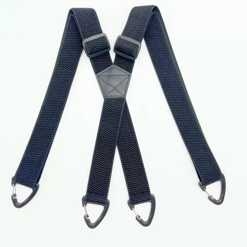 👔 Bretelle da uomo con dorso a X e ganci resistenti – Larghe, regolabili e resistenti, ideali per il lavoro e il tempo libero 🏽